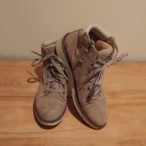 Womens Dr. Scholl's Tan Lace-Up Boots